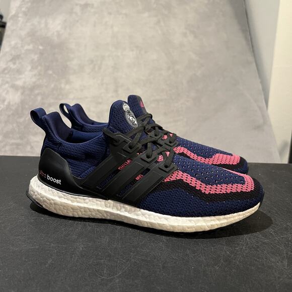 adidas Other - Real Madrid Shoes Ultraboost Mens 7.5 Navy Pink Adidas Soccer Running Primeblue